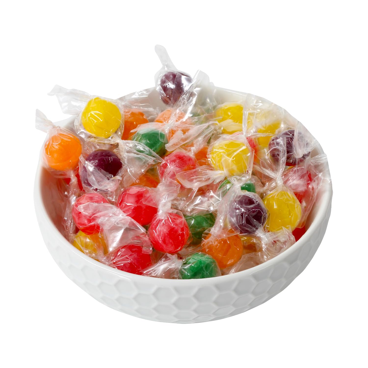 Sour Balls Hard Candy - 4 LB - Individually Wrapped Fruit Ha