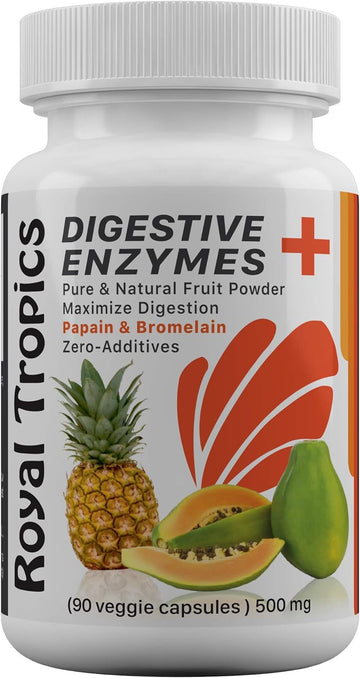 Royal Tropics Digestive Enzyme Supplements - Vegetarian Form