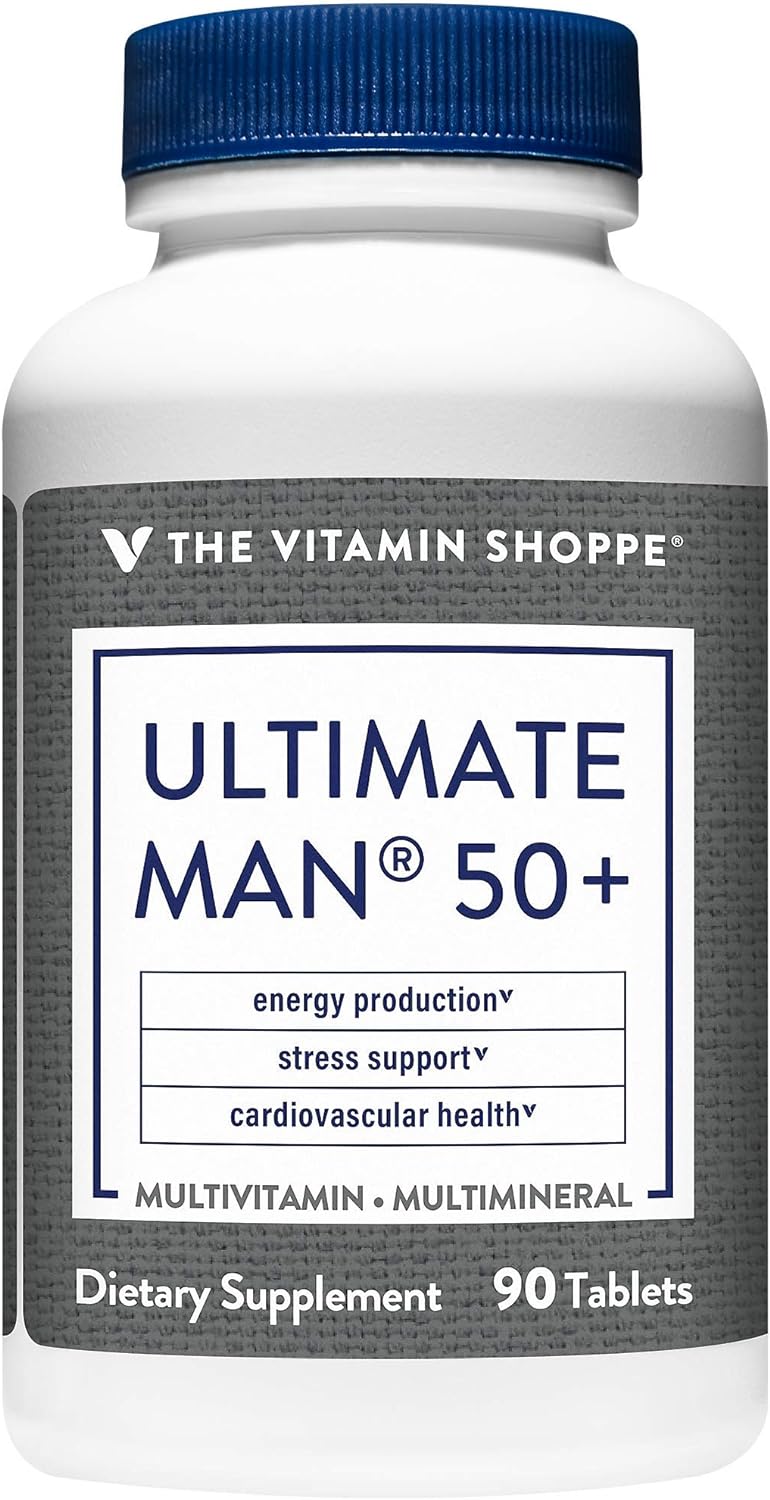 Ultimate Man 50+ Multivitamin (90 Tablets) By The Vitamin Shoppe90 Cou