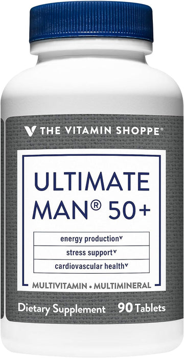 Ultimate Man 50+ Multivitamin (90 Tablets) By The Vitamin Shoppe90 Cou