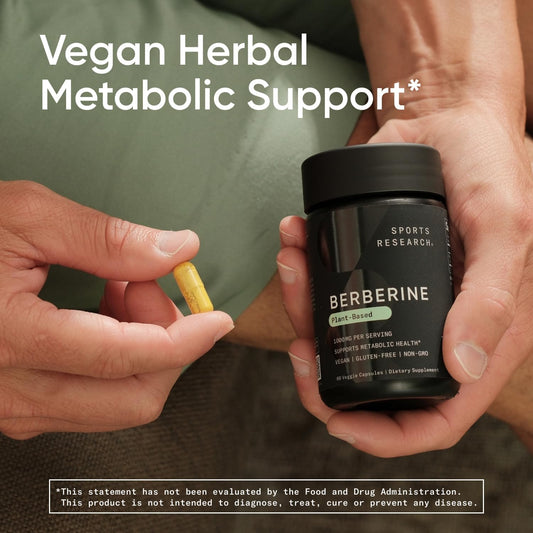 Sports Research Berberine - Herbal Ayurvedic Metabolic Health Support
