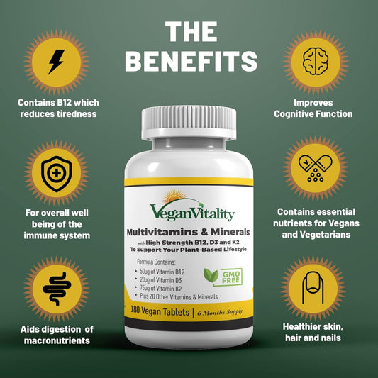 Vegan Vitality Immunity Booster Bundle - Vegan Multivitamins And Vegan