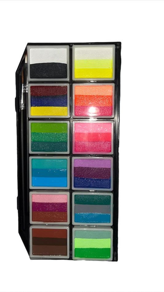 slayisha Wet Split Hydra Eyeliners Ultra Artistry Palette/ Free Liner brush And at