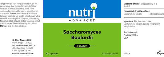 Nutri Advanced - Saccharomyces Boulardii 3 billion - Travel Supplement