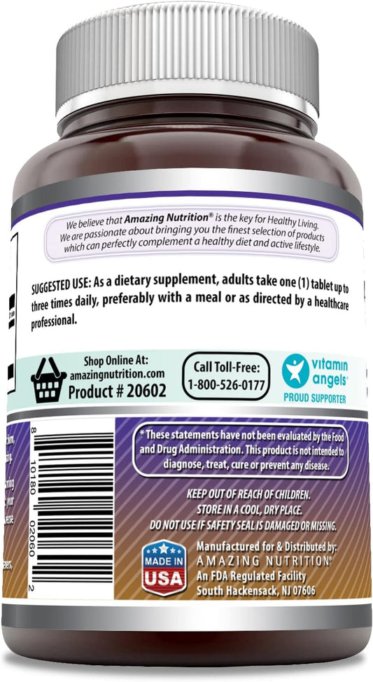 Amazing Formulas L-Arginine 1000mg 120 Tablets Supplement | Best Amino