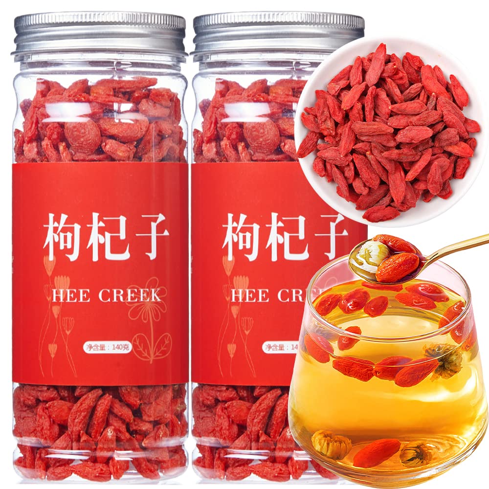 Hee Creek Goji Berries  100% Fruit Dried Goji Berry,Red Wolfberry Snack No Sugar,Chinese Wolfberries,Non-GMO ??????