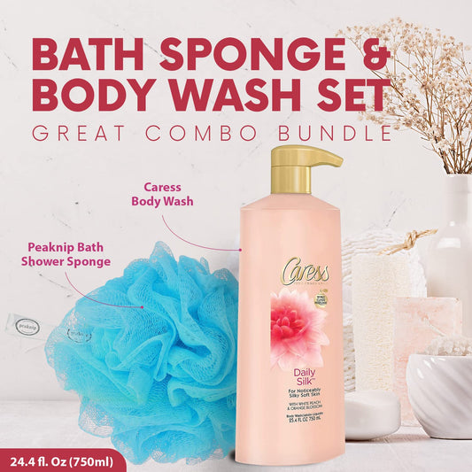 Esupli.com  Caress Daily Silk Body Wash 25.4 . with Pump for