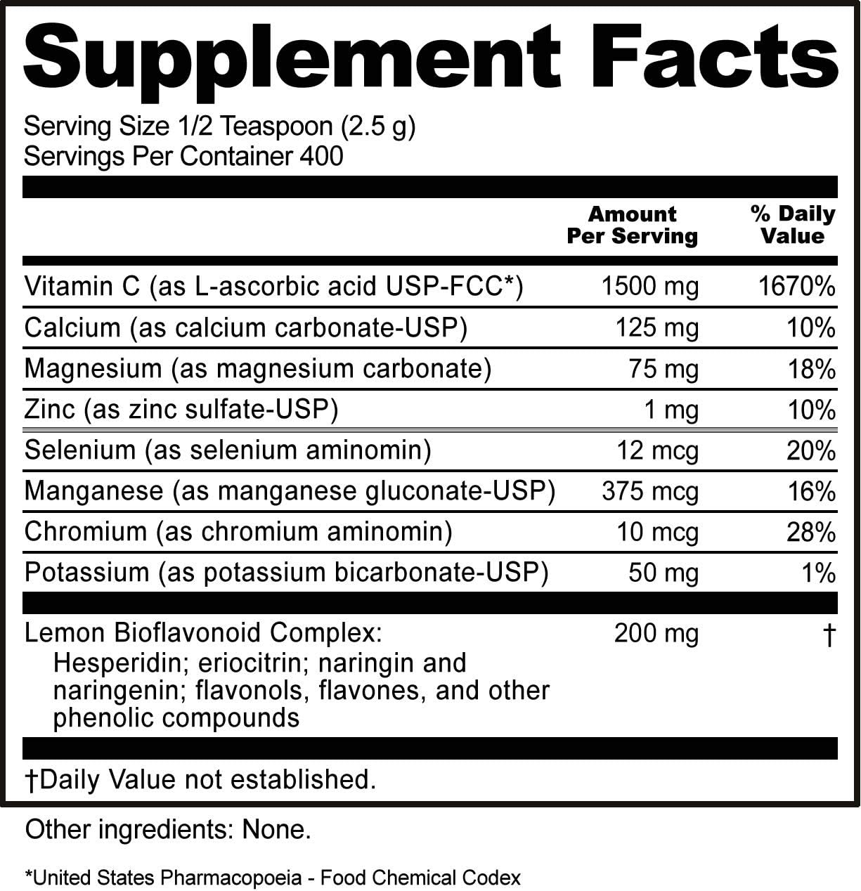 NutriBiotic - Ascorbate Bio-C, 2.2 Lb. | Effervescent Vitamin C Powder
