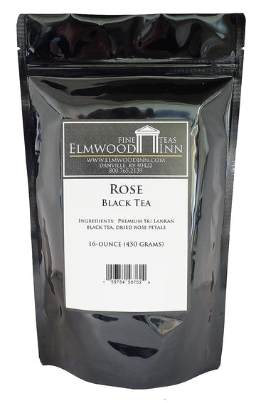 Elmwood Inn Fine Teas, Rose Black Tea Pouch