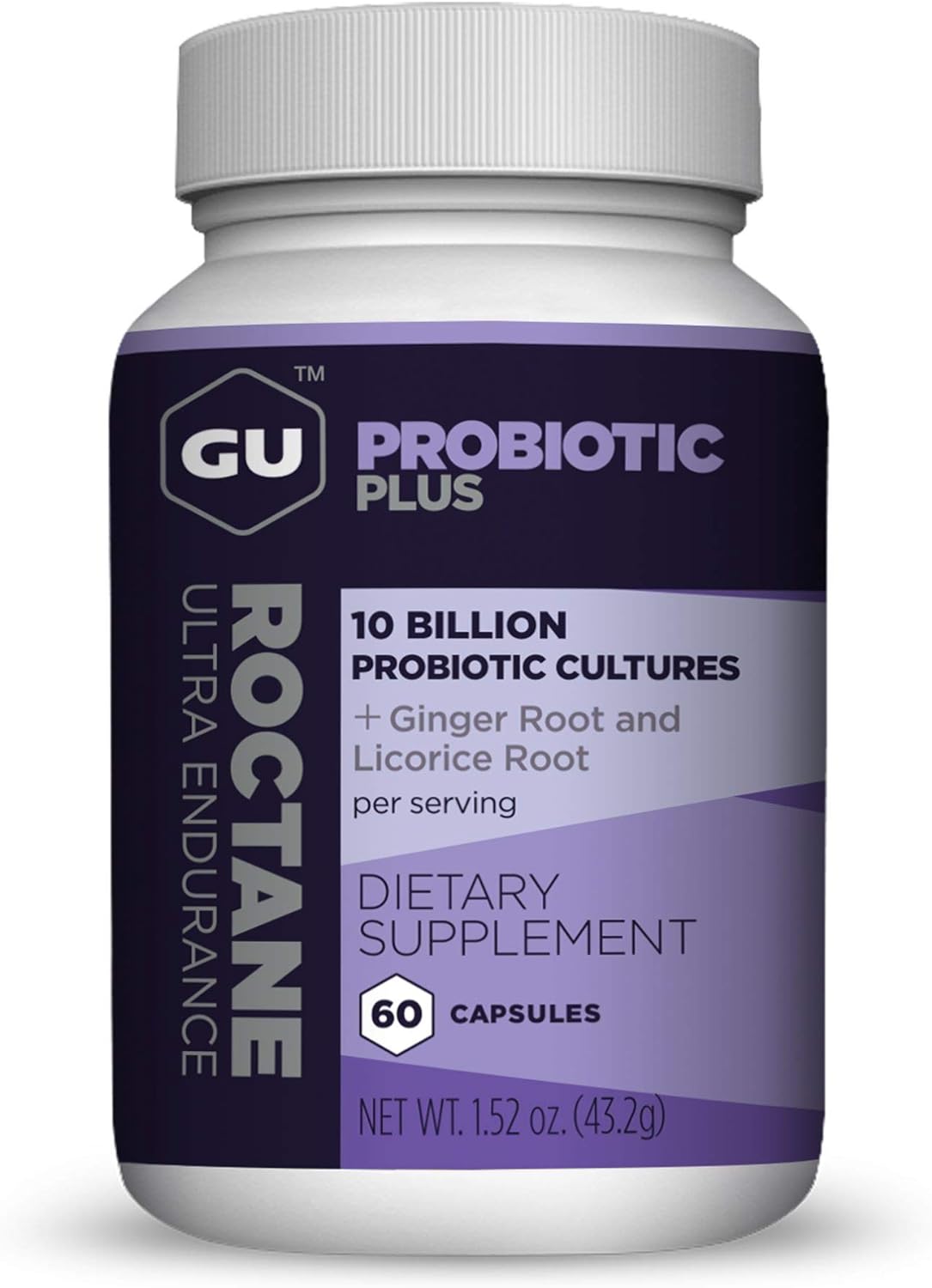 GU Energy Roctane Probiotic Plus Licorice Root Extract and Ginger Caps