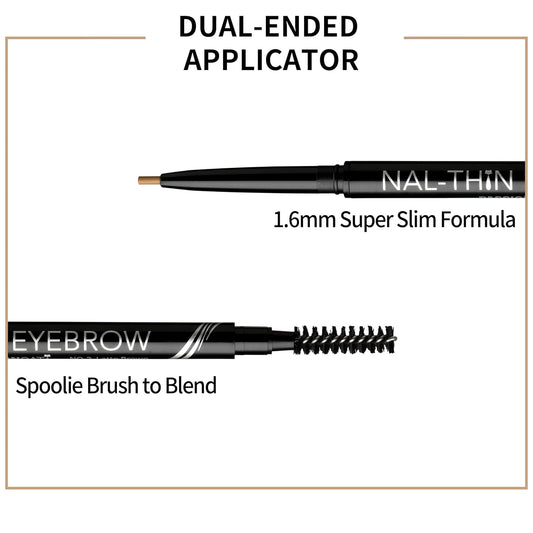 PASSIONCAT Ultra Fine 1.6mm Eye Brow #1 Milky Brown | Long-Lasting Eyebrow Retractable Pencil