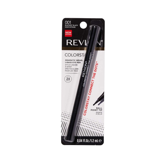Revlon ColorStay Liquid Eye Pen, Ball Point, Blackest Black - Packaging May Vary
