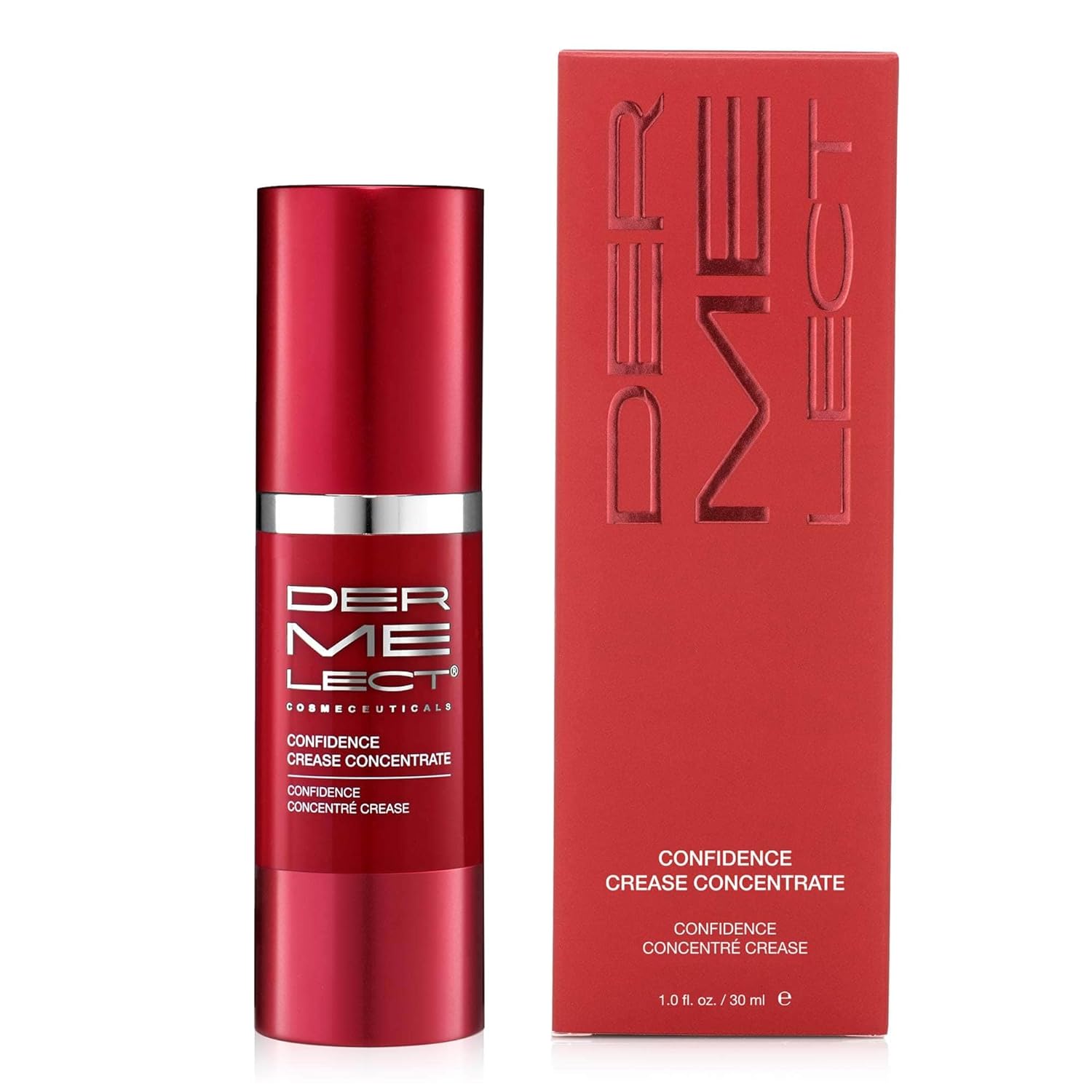 Dermelect Confidence Crease Concentrate- Anti-Aging Serum with Retinol & Hyaluronic to Smooth & Target Fine Lines & Wrinkles, 11 Lines, Frown Lines, Expression Lines, Facial Creases, Crow’s Feet 1