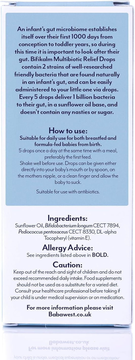 Probio7 Bifikalm Infant Colic Drops for Babies 1 Billion Bacteria, 8 m30 Grams