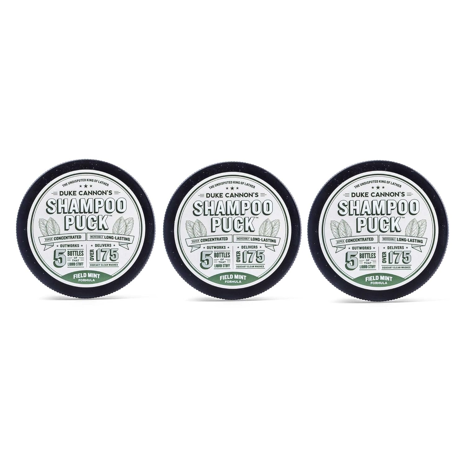 Duke Cannon Supply Co. Shampoo Puck for Men (Field Mint)