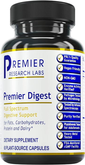 Premier Research Labs Premier Digest - Active Digestive Enzymes Supple1.76 Ounces