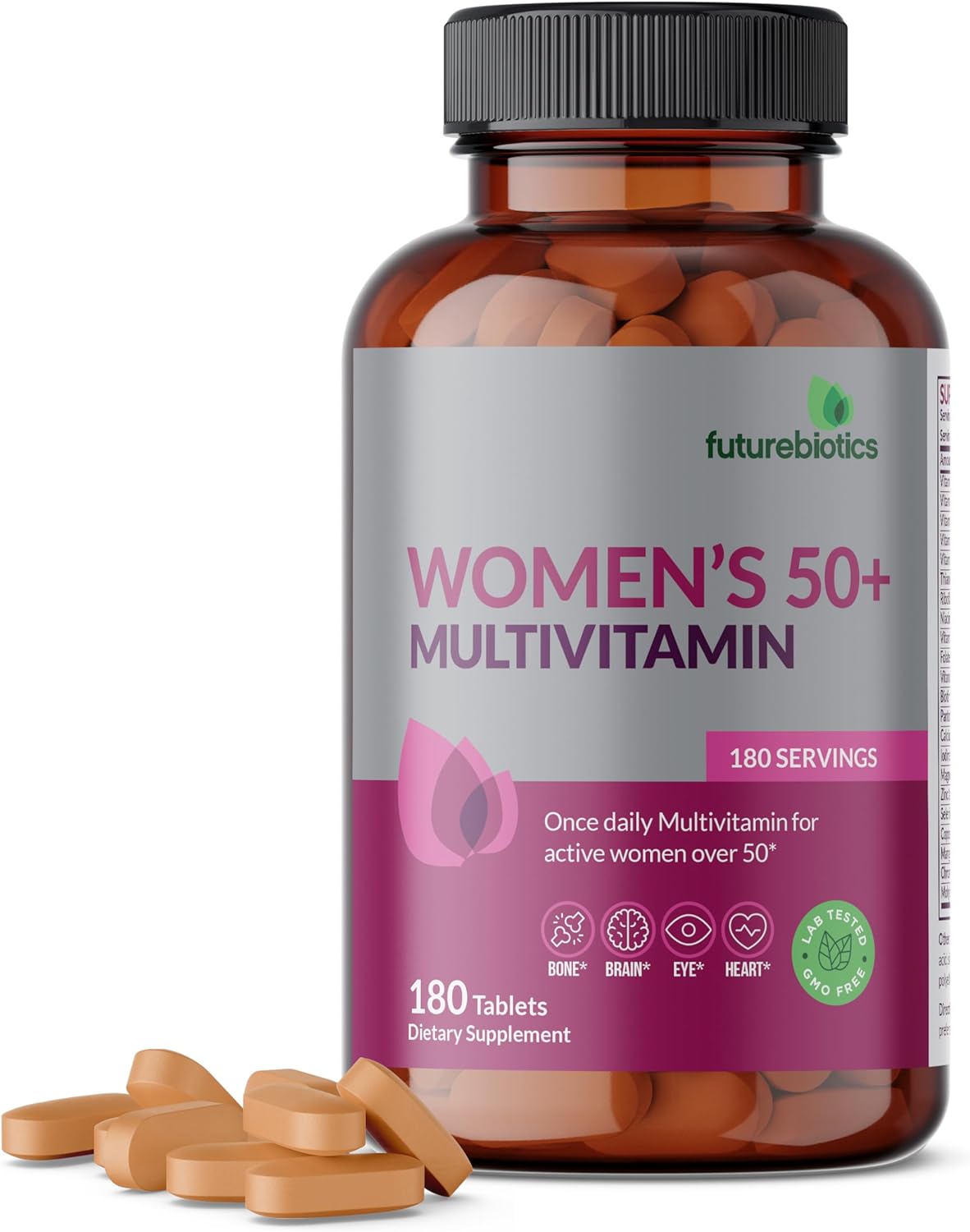Futurebiotics Women's 50+ Multivitamin Once Daily Multivitamin for Act