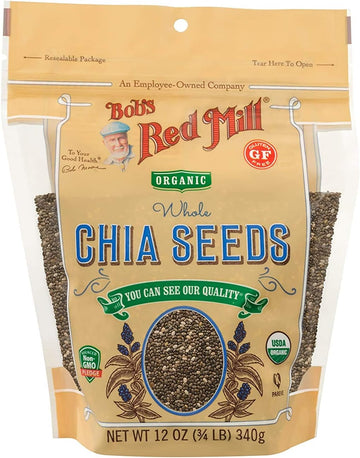 Bob's Red Mill Resealable Organic Chia Seeds (Pack of 2)