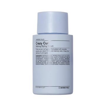 J Beverly Hills Blue Crazy Curl Defining Styling Serum with Vitamin B5 for Defined Curls, 8
