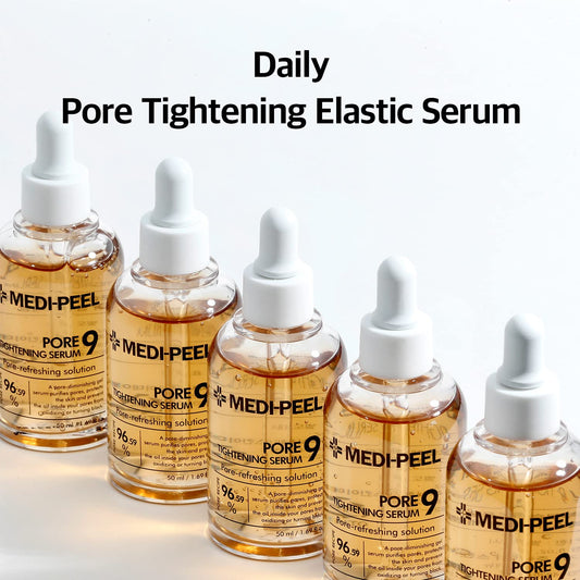 MEDI-PEEL Pore 9 Tightening serum 1.69   / 50 | Botanical Ingredients, 24k Gold Serum, Pore Tightening | Korean Skincare