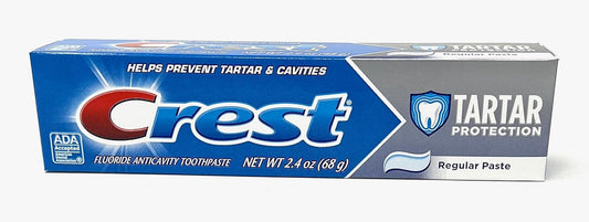 Crest Tartar Protection & Anticavity Toothpaste with uoride, Regular Paste, 2.4 (Pack of 3)