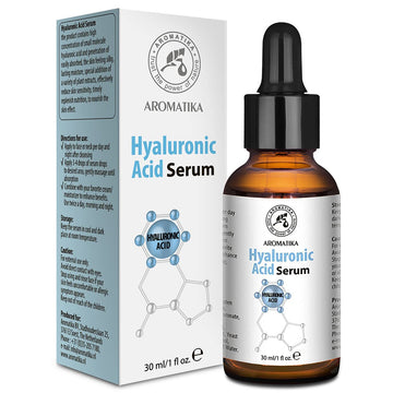 Hyaluronic Acid Skin Serum 1.0  - for Face & Skin Care - Glass Bottle - w/Hyaluronic Acid for All Skin Types - Anti Age Serum