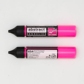 Sennelier Abstract Acrylic Liner, 27ml, uorescent Pink