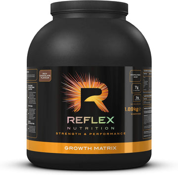 Reflex Nutrition Growth Matrix Post Workout Protein Powder Recovery Pr300 Grams