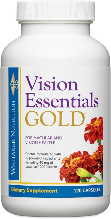 Dr. Whitaker Vision Essentials Gold - Eye Health Supplement with 40 mg