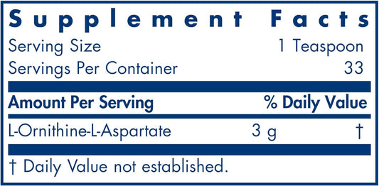 Allergy Research Group - L-Ornithine-L-Aspartate Powder - 100 g