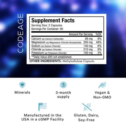 Codeage Keto Electrolytes Supplement – Vegan Electrolyte Tablets w Mag