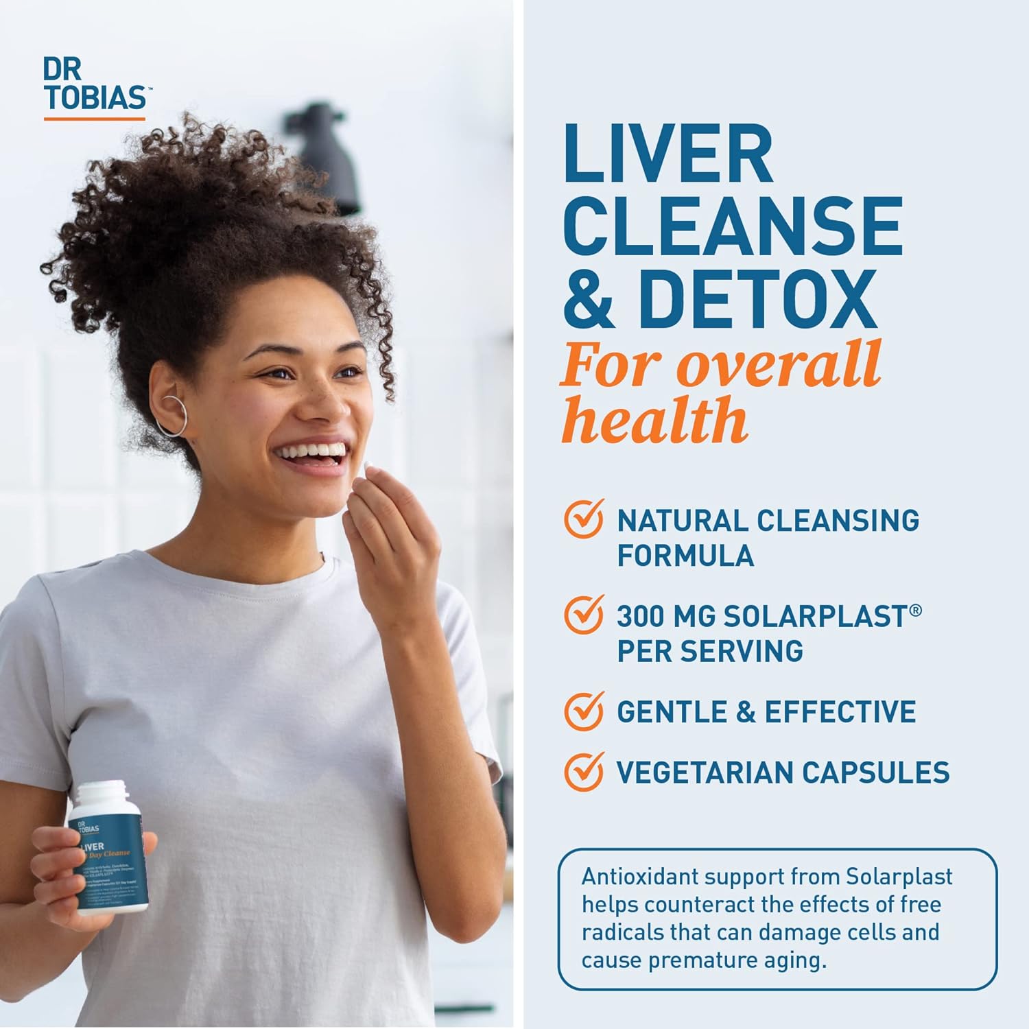 Dr Tobias Liver 21 Day Cleanse, Herbal Liver Detox Cleanse with Solarp