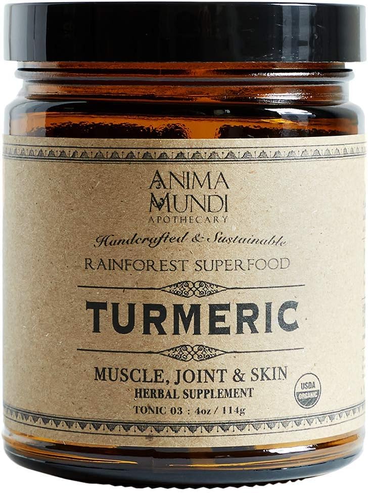 Anima Mundi Organic Heirloom Turmeric - Organic Turmeric Root Powder f