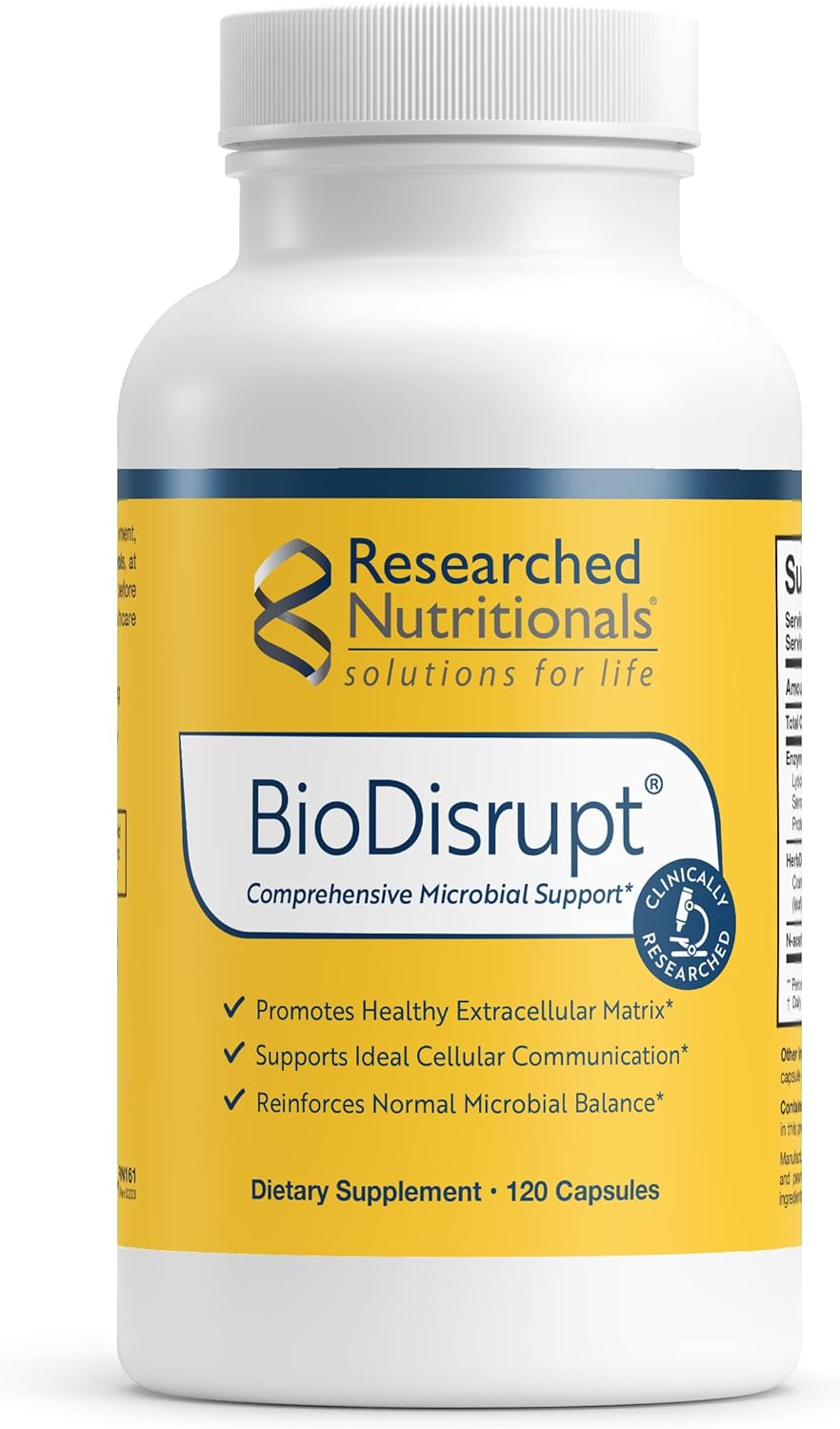 Researched Nutritionals Biodisrupt - Disrupt Biofilm Matrices - Clinic4.66 Ounces