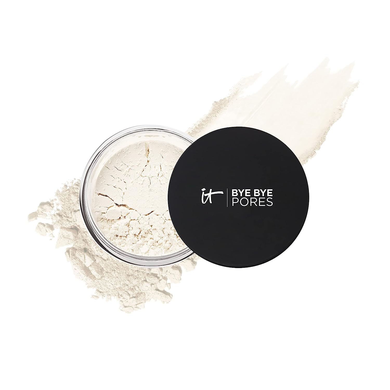 IT Cosmetics Bye Bye Pores - Poreless Finish Airbrush Powder - Universal Translucent Shade - Contains Anti-Aging Peptides, Silk, Hydrolyzed Collagen & Antioxidants - 0.23