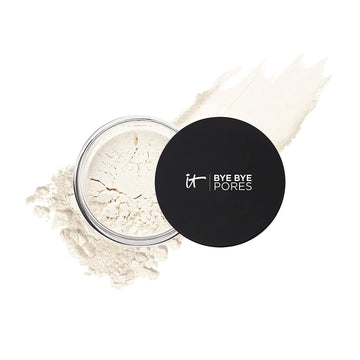 IT Cosmetics Bye Bye Pores - Poreless Finish Airbrush Powder - Universal Translucent Shade - Contains Anti-Aging Peptides, Silk, Hydrolyzed Collagen & Antioxidants - 0.23