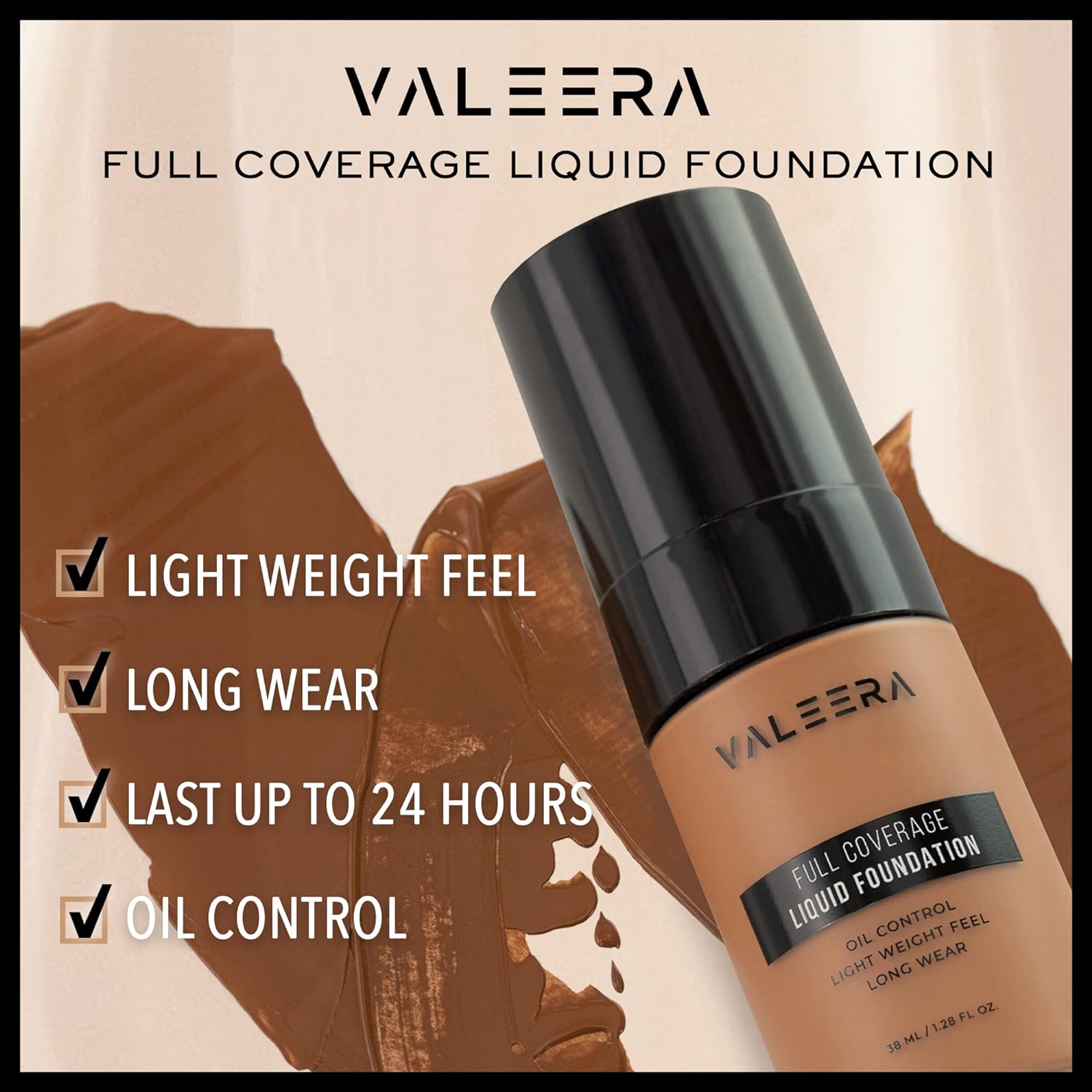 Valeera Full Coverage Soft Matte Oil Control Flawless 24HR C