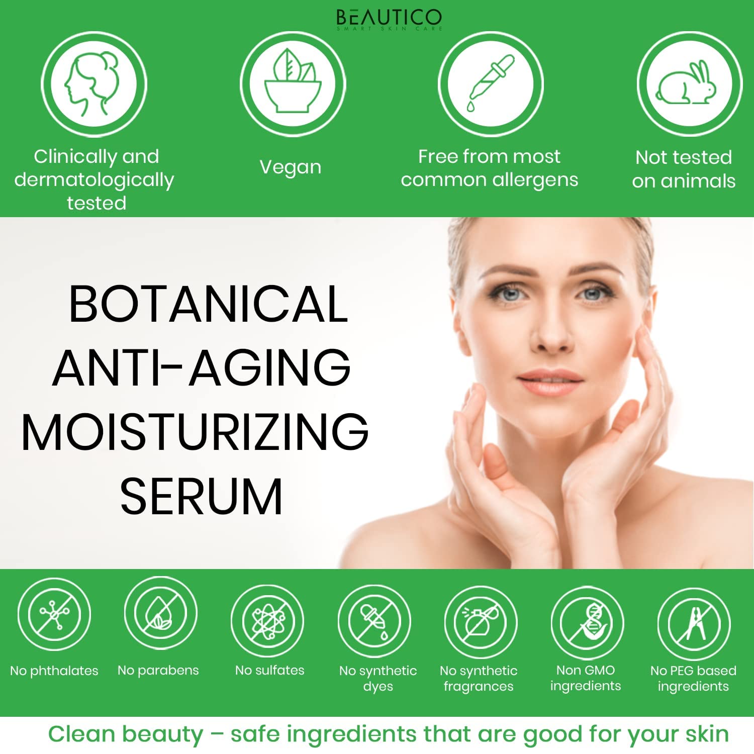 Esupli.com Beautico All-In-One Anti-Aging Moisturizing Serum for Wrinkl