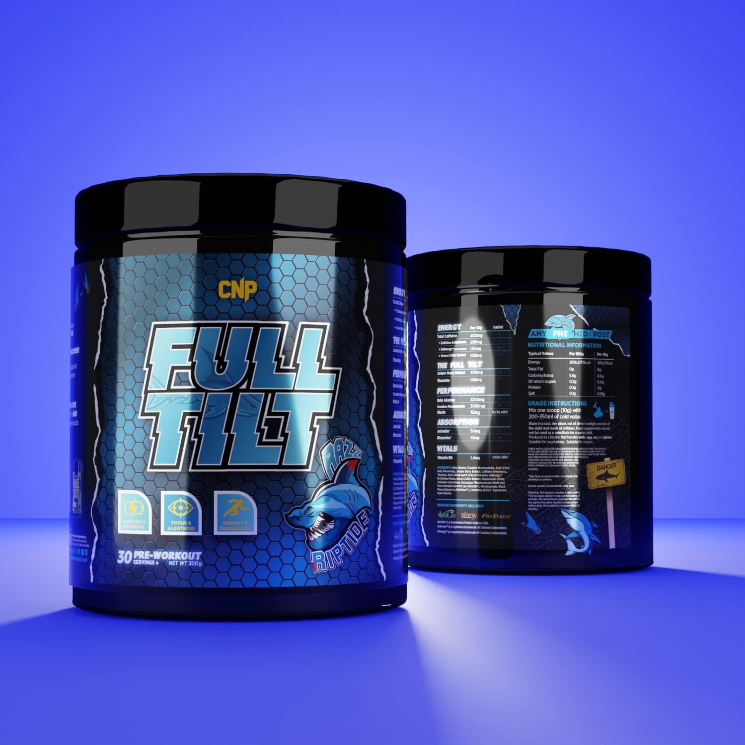 CNP Professional CNP Professional Full Tilt, Strong Pre-Workout, Stimu