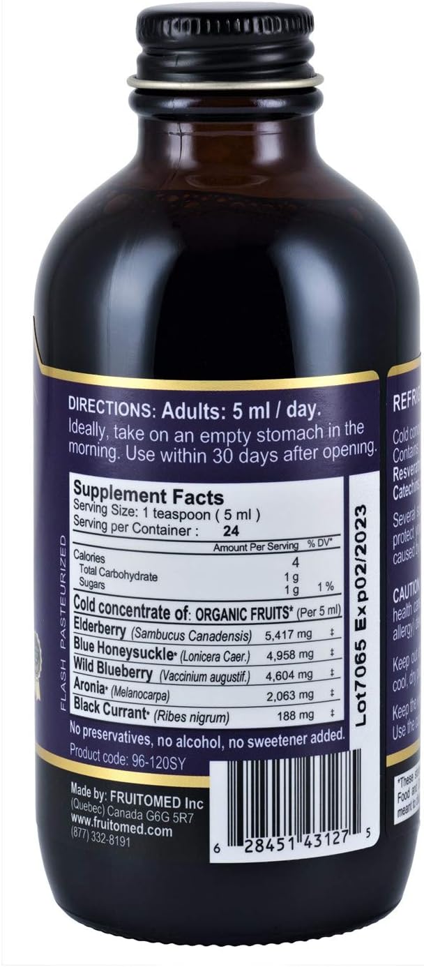 Immunia 67 polyphenols - Elderberry Concentrate with Wild Blueberry. A