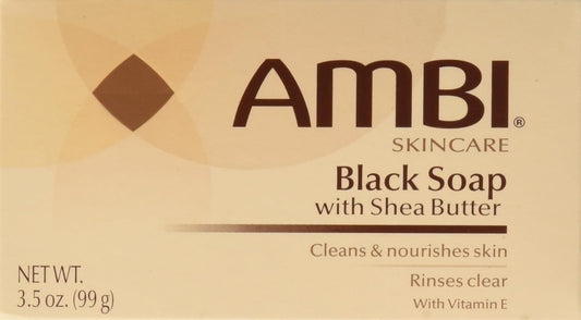 Esupli.com  Ambi Skincare Black Soap with Shea Butter, 3.5  