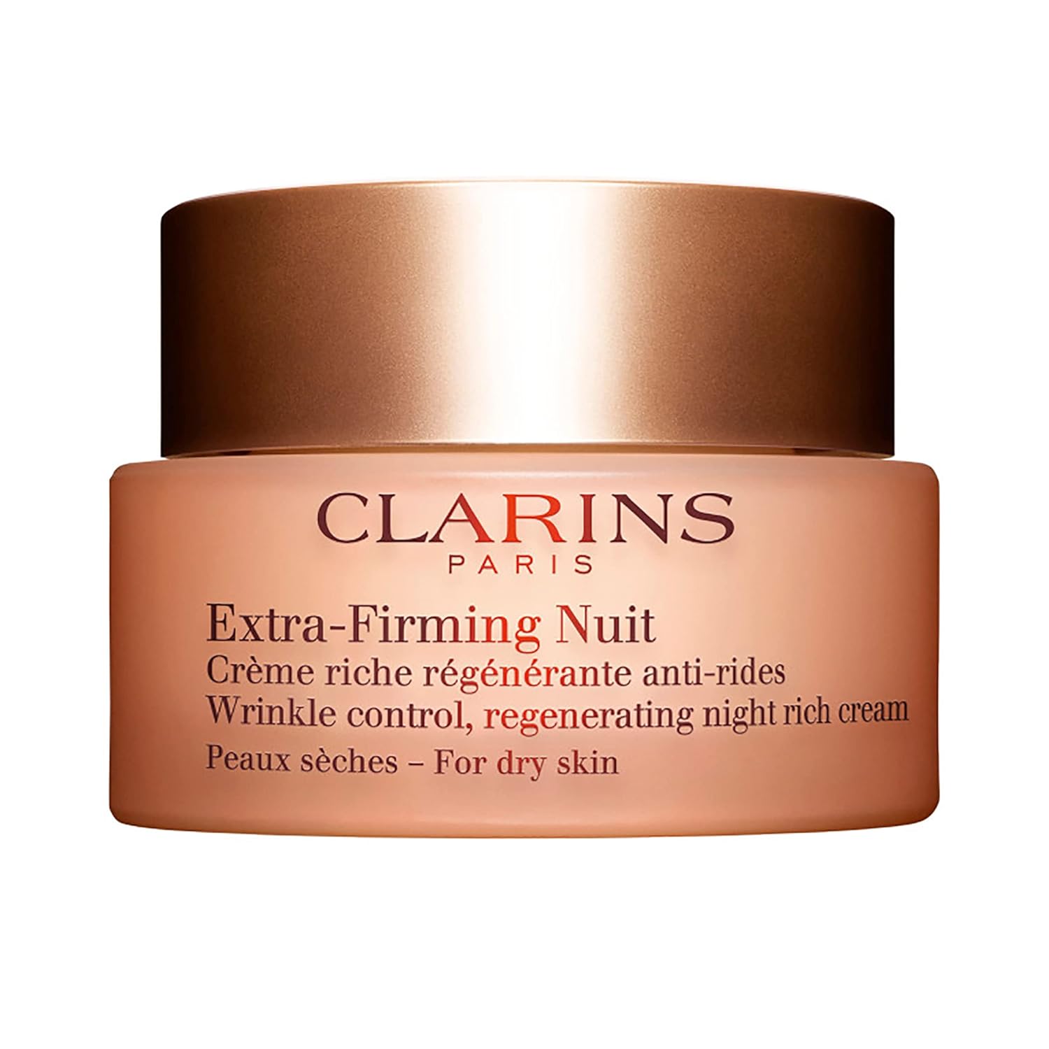 Clarins Extra-Firming Night Cream | Anti-Aging Moisturizer | In Just 2 Weeks, Skin Appears Visibly Regenerated, Firmer and Tighter* | Evens Skin Tone | Nourishes and Soothes | Dry Skin Type | 1.6