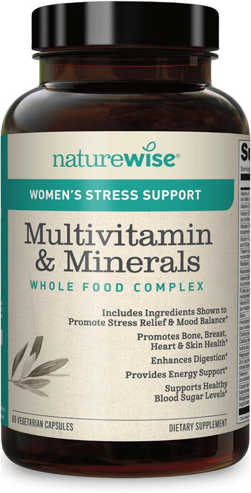 NatureWise Women?s Stress Support Multivitamin & Minerals Whole Food C