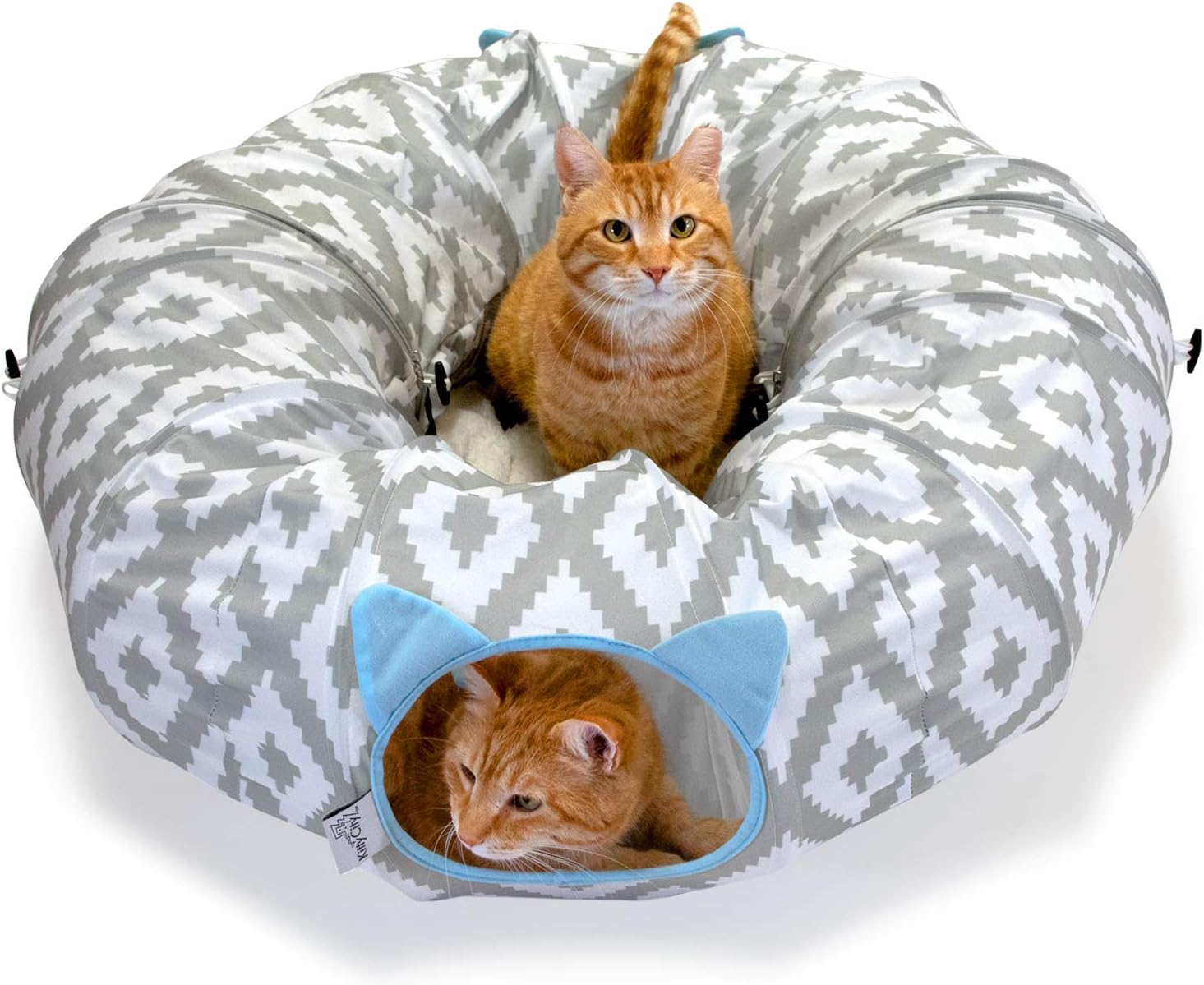 Kitty City Large Cat Tunnel Bed, Cat Bed, Pop Up Bed, Cat Toys