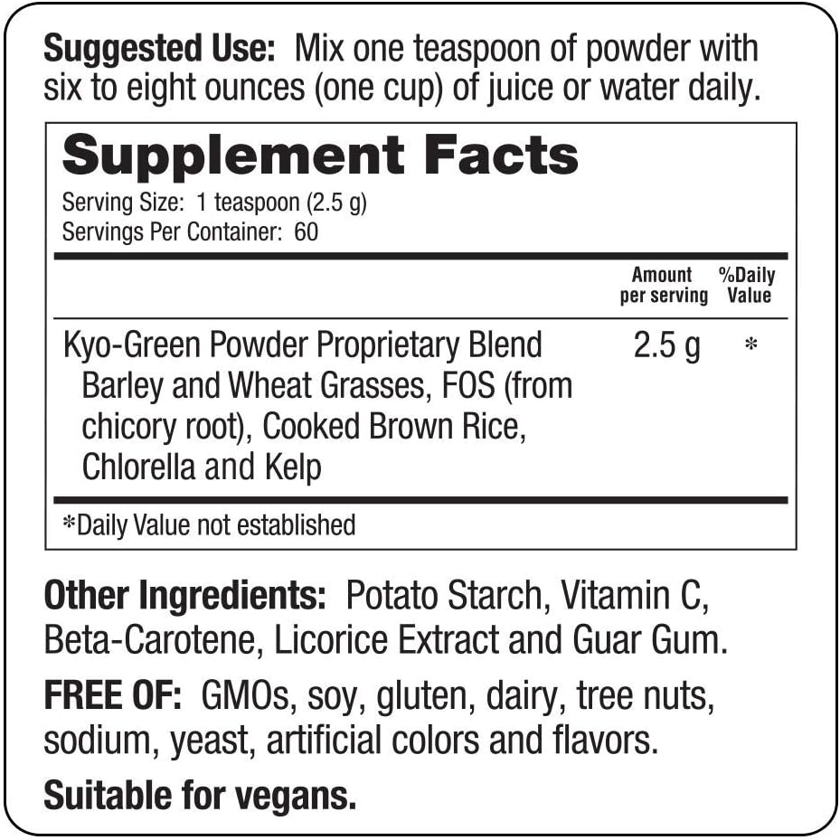 Kyolic Kyo-Green Energy Powered Drink Mix (5.3-Ounce),840280