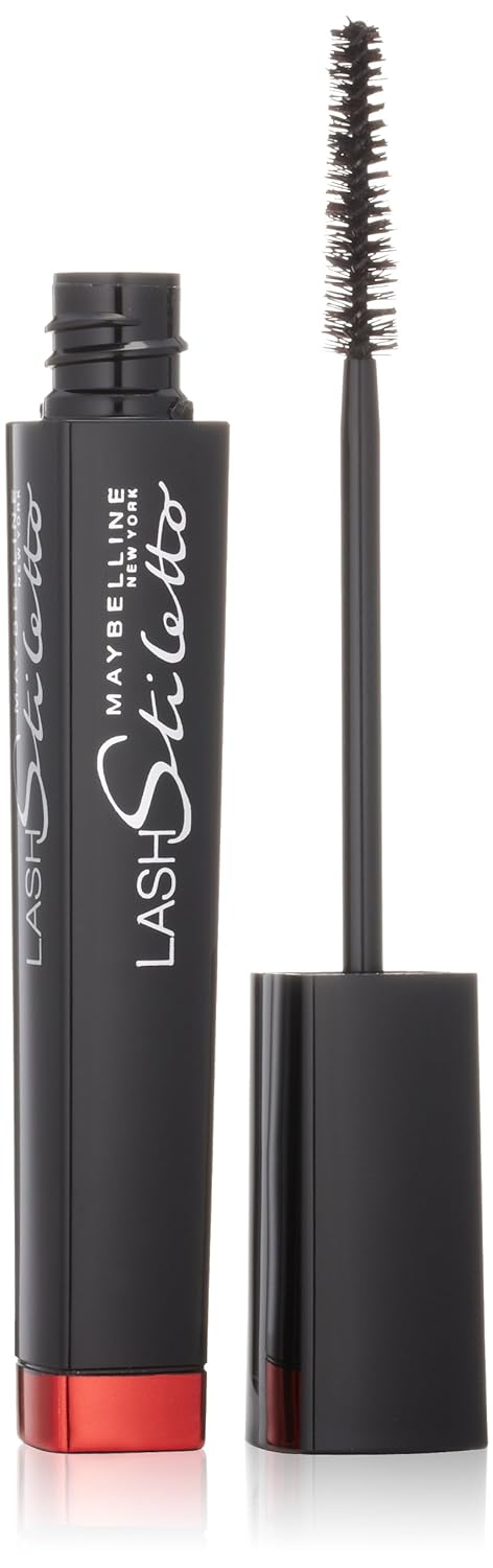 Maybelline New York Lash Stiletto Ultimate Length Washable Mascara, Very Black 951, 0.22 uid