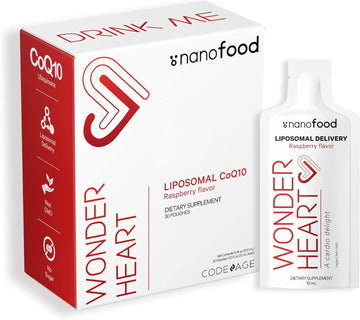 Codeage Wonder Heart Liquid CoQ10 Liposomal Ubiquinone Supplement, Coe