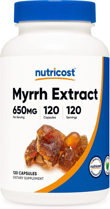 Nutricost Myrrh Extract Capsules 650 MG, 120 Capsules - Gluten Free, Vegetarian, Non-GMO