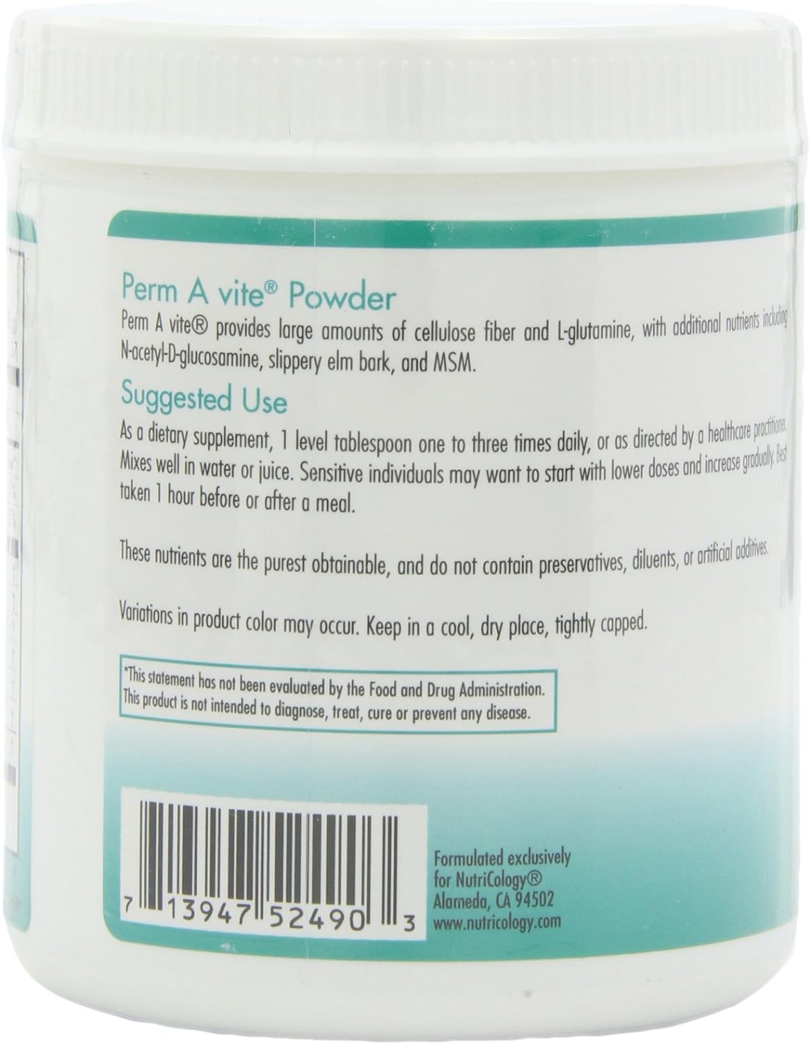 Nutricology Perm A Vite, 300-Grams