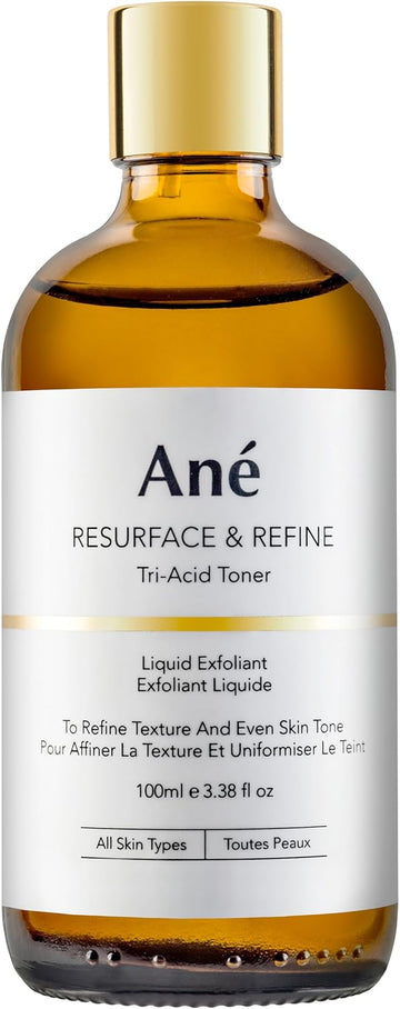 Ané Tranexamic, Aha and Bha Hydrating Acid Toner and Liquid Exfoliant to Clarify, Brighten and Even Skin Tone - Vegan